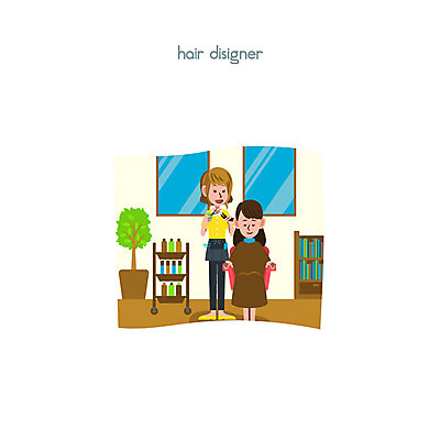 전신 클립아트 식물 여자 의자 일러스트 창문 책장 상반신 성인 두명 책 미용용품 미용사 머리손질 미용가위 여자만 국내일러스트 AI파일 직업 가구 가위_도구 사람 뷰티 오브젝트 파일형식 벡터