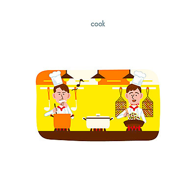 클립아트 남자 음표 일러스트 불 조명 요리사모자 요리 상반신 성인 두명 주방 요리사 가스레인지 냄비 즐거움 남자만 국내일러스트 AI파일 자연요소 직업 모자_잡화 기호 감정 음악 사람 가전제품 레인지 솥 파일형식 벡터