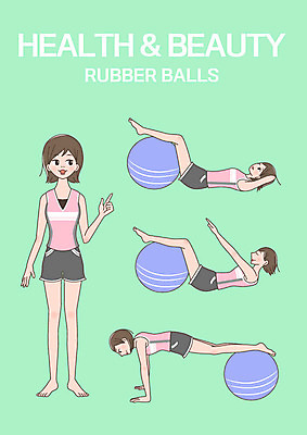 전신 클립아트 여자 일러스트 요가 건강 여러명 성인 운동 뷰티 헬스 짐볼 균형 여자만 국내일러스트 AI파일 웰빙 다수 사람 파일형식 벡터