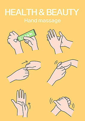 클립아트 손 일러스트 신체부위 뷰티 손마사지 핸드크림 국내일러스트 AI파일 사람 화장품 마사지 파일형식 벡터