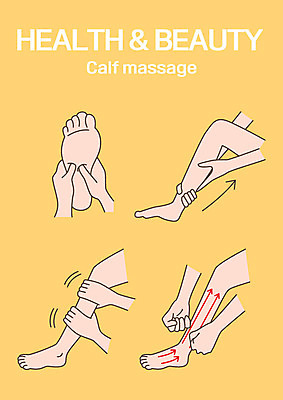 클립아트 손 일러스트 발 신체부위 헬스 다리 마사지 종아리 국내일러스트 AI파일 사람 운동 파일형식 벡터