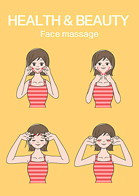 클립아트 여자 얼굴 일러스트 여러명 상반신 성인 뷰티 마사지 경락마사지 여자만 국내일러스트 AI파일 다수 사람 신체부위 파일형식 벡터