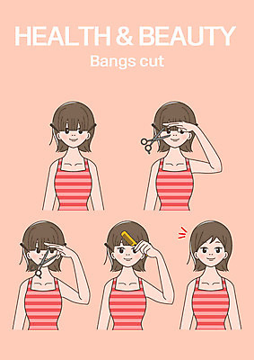 클립아트 여자 일러스트 여러명 상반신 성인 신체부위 뷰티 자르기 머리손질 미용가위 앞머리 여자만 국내일러스트 AI파일 헤어스타일 다수 모션 가위_도구 사람 미용용품 파일형식 벡터