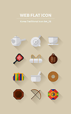 아이콘 한국전통 사람없음 세트 거울 주머니 찻잔 다기 컵받침 플랫아이콘 활 웹아이콘 또아리 마패 봇짐 웹엘리먼트 2D아이콘 AI파일 전통 잔 한국 다도 받침대 엘리먼트 파일형식 벡터