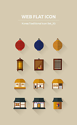 아이콘 한국전통 액자 한옥 초가집 기와집 사람없음 세트 시골 플랫아이콘 웹아이콘 창틀 웹엘리먼트 2D아이콘 AI파일 전통 고건축 창문 한국 엘리먼트 파일형식 벡터