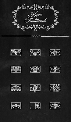 아이콘 한국전통 편지봉투 프레임 사람없음 세트 편지 라인아이콘 웹아이콘 드로잉 웹엘리먼트 2D아이콘 AI파일 전통 봉투 한국 미술 엘리먼트 파일형식 벡터