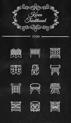 아이콘 한국전통 가구 프레임 사람없음 세트 거울 라인아이콘 서랍장 웹아이콘 병풍 드로잉 다과상 웹엘리먼트 2D아이콘 AI파일 전통 생활용품 한국 미술 다과 엘리먼트 파일형식 벡터