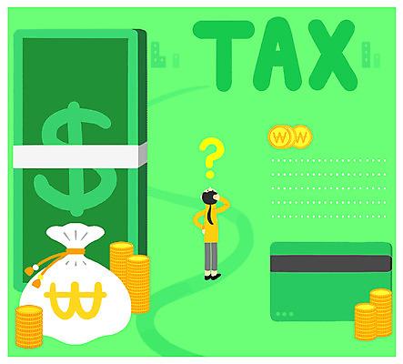 전신 PSD 여자 지폐 일러스트 프레임 한명 성인 초록색 달러 동전 물음표 원화 신용카드 돈자루 고민 세금 정산 프레임일러스트 연말정산 소득공제 국내일러스트 1 기호 감정 컬러 돈 사람 금융 경제 파일형식