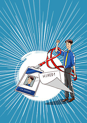 전신 PSD 남자 일러스트 회사 한명 성인 구직 신입사원 사원증 채용 국내일러스트 1 컨셉 비즈니스 사람 파일형식