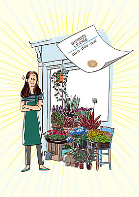 전신 PSD 여자 일러스트 사업가 한명 성인 꽃집 문서 창업 국내일러스트 직업 1 사람 상점 자영업 파일형식