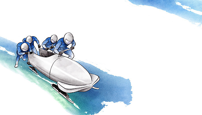 전신 PSD 남자 겨울 일러스트 캘리그라피 동계올림픽 경기 여러명 상반신 성인 국가대표 봅슬레이 봅슬레이선수 평창 평창동계올림픽 국내일러스트 계절 스포츠 다수 올림픽 겨울스포츠 운동선수 사람 강원도 파일형식