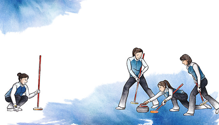 전신 PSD 여자 겨울 일러스트 캘리그라피 동계올림픽 경기 여러명 성인 얼음 국가대표 평창 컬링 컬링선수 컬링스톤 평창동계올림픽 국내일러스트 자연요소 계절 스포츠용품 스포츠 다수 올림픽 겨울스포츠 운동선수 사람 강원도 파일형식