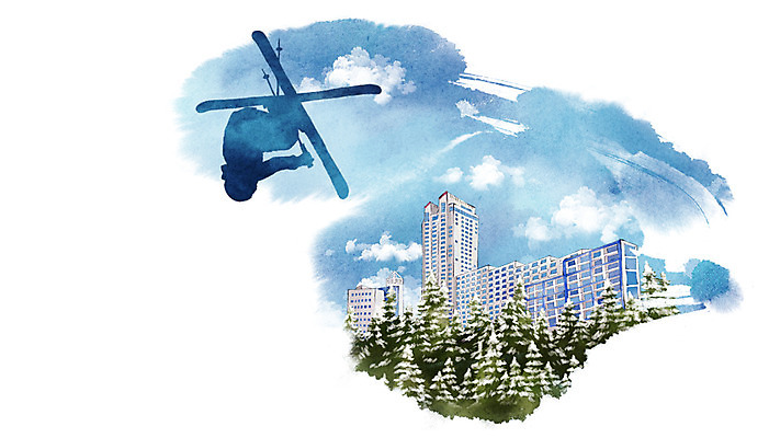 전신 PSD 나무 남자 실루엣 겨울 일러스트 캘리그라피 스키 동계올림픽 한명 경기 성인 건물 국가대표 평창 평창동계올림픽 국내일러스트 식물 1 건축물 계절 스포츠 올림픽 겨울스포츠 운동선수 촬영기법 사람 강원도 파일형식