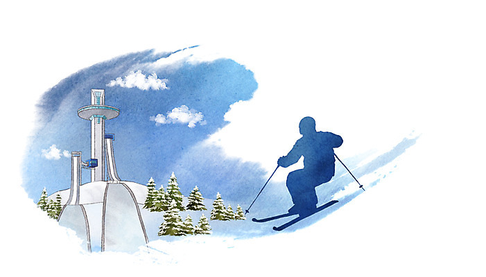 전신 PSD 남자 실루엣 겨울 일러스트 캘리그라피 스키 동계올림픽 한명 경기 성인 경기장 센터 국가대표 스키점프 평창 평창동계올림픽 국내일러스트 1 계절 스포츠 올림픽 스포츠시설 겨울스포츠 운동선수 촬영기법 사람 강원도 파일형식