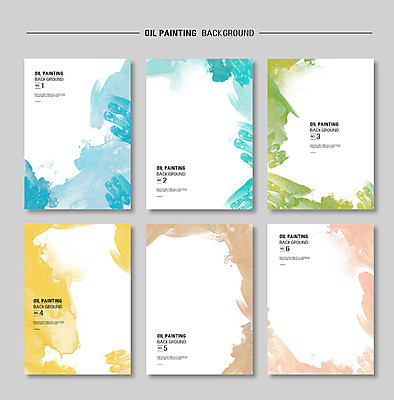 PSD 포스터 종이 컬러 하늘색 백그라운드 일러스트 페인팅 붓터치 잉크 사람없음 연두색 컬러풀 노란색 페인트 물감 붓 얼룩 질감 번짐 베이지색 국내일러스트 초록색 파란색 미술도구 파일형식 효과