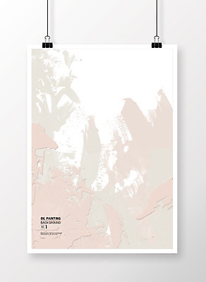 PSD 포스터 종이 컬러 백그라운드 일러스트 페인팅 붓터치 잉크 사람없음 페인트 물감 붓 얼룩 질감 파스텔 연분홍색 국내일러스트 분홍색 학용품 미술도구 파일형식
