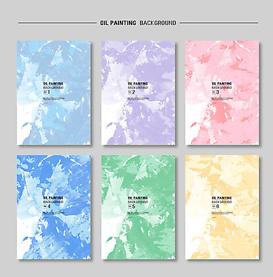 PSD 포스터 종이 분홍색 컬러 하늘색 백그라운드 일러스트 페인팅 붓터치 잉크 사람없음 초록색 파란색 컬러풀 노란색 보라색 페인트 물감 붓 얼룩 질감 국내일러스트 미술도구 파일형식