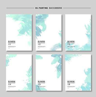 PSD 포스터 종이 컬러 하늘색 백그라운드 일러스트 페인팅 붓터치 잉크 사람없음 페인트 물감 붓 얼룩 질감 국내일러스트 파란색 미술도구 파일형식