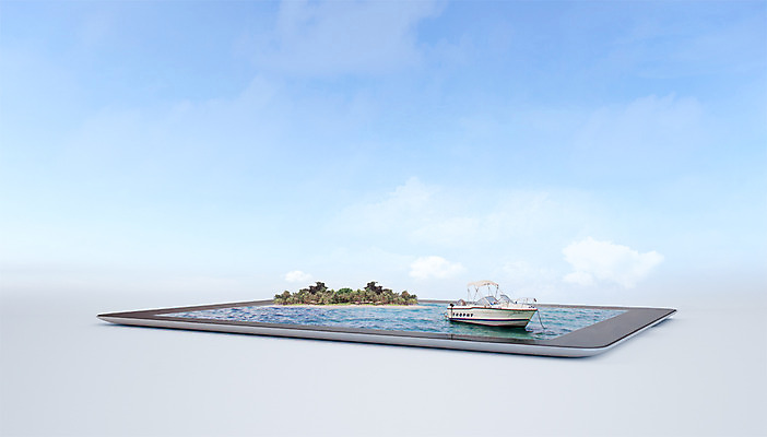 PSD 편집이미지 바다 요트 사람없음 그래픽 태블릿 3D 디지털합성 휴양지 합성 선박 가상현실 VR기기 편집3D 수상교통 배_교통 전자제품 스마트기기 기계 장소 파일형식