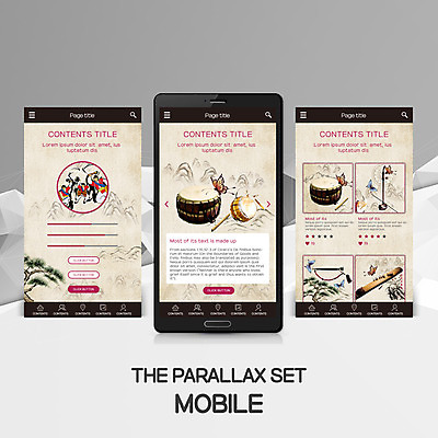 PSD 템플릿 한국전통 남자 웹템플릿 나비 모바일 수묵화 여러명 스마트폰 풍물놀이 북 모바일템플릿 모바일웹 가야금 아쟁 패럴렉스 이미지템플릿 전통 다수 곤충 현악기 타악기 한국 국악기 국악 미술 사람 핸드폰 스마트기기 파일형식