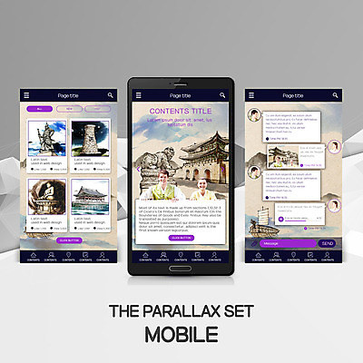 PSD 서양인 외국인 템플릿 한국전통 여자 남자 웹템플릿 모바일 20대 두명 스마트폰 한복 모바일템플릿 모바일웹 전통체험 첨성대 경회루 메신저 패럴렉스 이미지템플릿 전통 한국 사람 인종 청년 핸드폰 스마트기기 경주_경상북도 체험 전통의상 국보 경복궁 파일형식