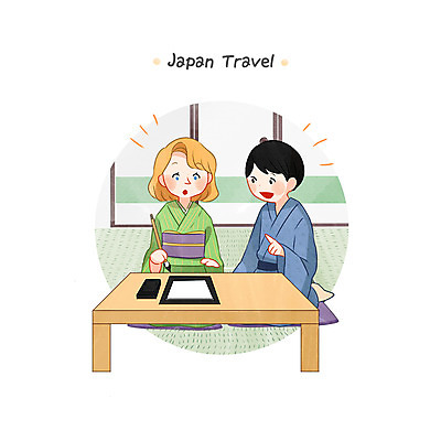 전신 PSD 서양인 백인 여자 남자 여행 일러스트 서예 앉기 상반신 성인 두명 일본 붓 일본인 먹 책상 다다미방 국내일러스트 외국인 한국전통 아시아 가구 모션 사람 동양인 파일형식