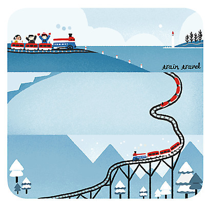 PSD 여자 남자 바다 여행 겨울 일러스트 산 초원 상반신 성인 세명 친구 기찻길 기차 즐거움 기차여행 철도의날 국내일러스트 계절 감정 육상교통 관계 대중교통 사람 파일형식 법정기념일