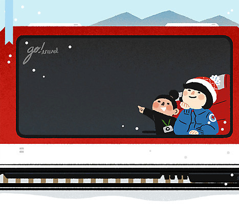 PSD 응시 여자 여행 겨울 의자 일러스트 창문 프레임 상반신 성인 두명 친구 기차 가리킴 즐거움 기차여행 프레임일러스트 국내일러스트 시선 계절 감정 육상교통 가구 관계 대중교통 사람 손짓 파일형식