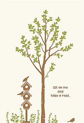 나무 행복 일러스트 자연 조류 나뭇잎 세마리 사람없음 둥지 풀기 휴식처 국내일러스트 AI파일 식물 동물 감정 잎 모션 휴식 3 생태계 파일형식 벡터