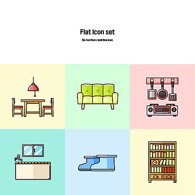아이콘 신발 식탁 주방용품 책장 사람없음 인테리어 세트 소파 주방 목욕탕 가스레인지 플랫아이콘 리빙 볼드라인 2D아이콘 AI파일 디자인 가구 생활용품 의자 탁자 가전제품 레인지 라인아이콘 파일형식 벡터