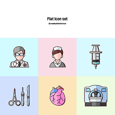아이콘 의료기기 주사기 사람없음 세트 간호사 의사 심장 플랫아이콘 체중계 건강검진 MRI 볼드라인 2D아이콘 AI파일 의학 의료진 장기_의학 라인아이콘 검사_조사 파일형식 벡터