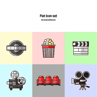 아이콘 의자 사람없음 세트 카메라 클래퍼보드 영화관 필름 영화 플랫아이콘 팝콘 영사기 볼드라인 2D아이콘 AI파일 가구 문화예술 전자제품 극장 라인아이콘 파일형식 벡터
