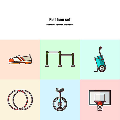 아이콘 실내화 사람없음 세트 운동 플랫아이콘 농구대 훌라후프 철봉 일륜차 볼드라인 2D아이콘 AI파일 신발 건강 수레 골대 라인아이콘 파일형식 벡터