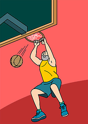 전신 PSD 할아버지 노년 남자 일러스트 농구 한명 실버라이프 농구대 덩크 덩크슛 백보드 국내일러스트 1 라이프스타일 사람 성인 구기 골대 파일형식