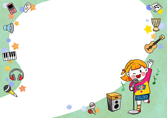 전신 PSD 여자 어린이 악기 일러스트 노래 프레임 한명 헤드셋 스피커 꿈 가수 기타 건반 피아노 MP3 마이크 장래희망 프레임일러스트 국내일러스트 1 음악 음향기기 현악기 사람 전자제품 헤드폰 음악가 건반악기 파일형식