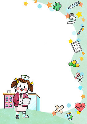 전신 PSD 여자 어린이 일러스트 프레임 병원 주사기 한명 약 꿈 간호사 반창고 온도계 체온계 붕대 장래희망 성별 서류판 프레임일러스트 국내일러스트 1 의학 의료기기 사람 사무용품 의료진 의료용품 파일형식