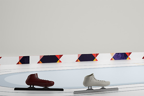 PSD 편집이미지 스포츠 겨울 겨울스포츠 사람없음 그래픽 3D 스케이트 디지털합성 속도 트랙 스피드스케이팅 편집3D 계절 스포츠용품 스케이팅 파일형식