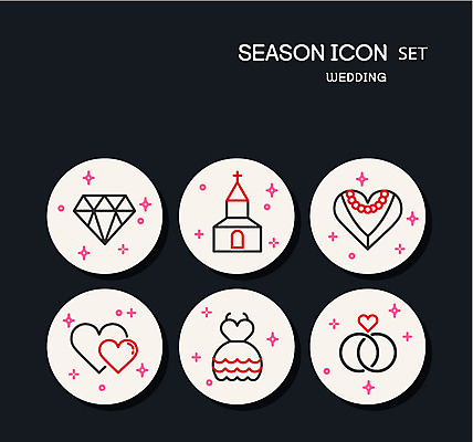 아이콘 원피스 결혼 목걸이 사람없음 세트 성당 하트 라인아이콘 결혼반지 다이아몬드 2D아이콘 AI파일 모양 옷 장신구 종교건축 이벤트 반지 보석 파일형식 벡터