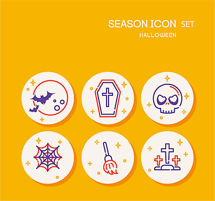 아이콘 해골 사람없음 세트 할로윈 보름달 무덤 거미줄 빗자루 라인아이콘 관 박쥐 2D아이콘 AI파일 포유류 뼈 달 청소도구 파일형식 벡터