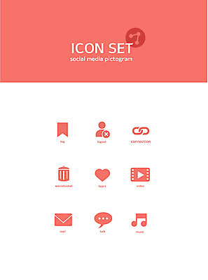 아이콘 음악 음표 사람없음 세트 픽토그램 꼬리표 쓰레기통 하트 이메일 연결 픽토그램아이콘 비디오 로그아웃 소셜미디어 채팅 좋음 2D아이콘 AI파일 모양 기호 컨셉 문화예술 라벨 파일형식 벡터