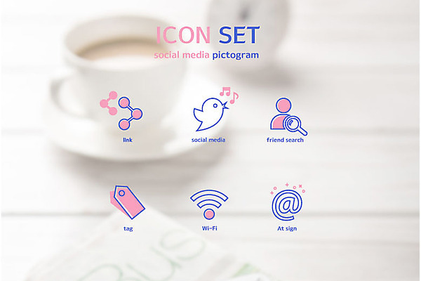 아이콘 사람없음 세트 픽토그램 꼬리표 접속 픽토그램아이콘 와이파이 골뱅이기호 소셜미디어 2D아이콘 AI파일 기호 라벨 무선인터넷 파일형식 벡터