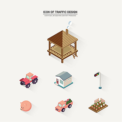 아이콘 밭 수박 사람없음 세트 농사 트럭 돼지 신호등 창고 입체 원두막 트랙터 아이소메트릭 2D아이콘 AI파일 농업 과일 포유류 자동차 농기계 특수차량 파일형식 벡터