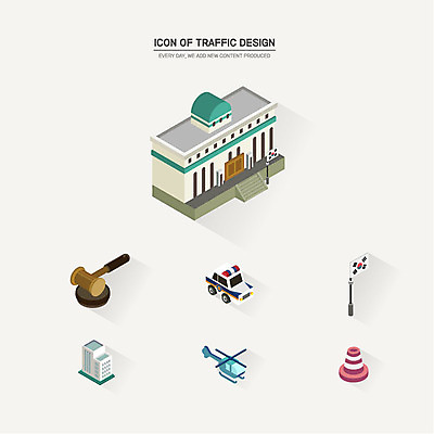 아이콘 사람없음 세트 헬리콥터 태극기 입체 의사봉 재판 법원 아이소메트릭 경찰차 국기게양 제헌절 2D아이콘 AI파일 자동차 비행기 국기 국경일 법 파일형식 벡터