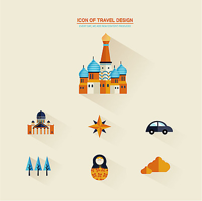 나무 구름 아이콘 자동차 사람없음 세트 플랫아이콘 러시아 마트료시카 성바실리성당 2D아이콘 AI파일 자연요소 식물 유럽 인형 육상교통 성당 파일형식 벡터