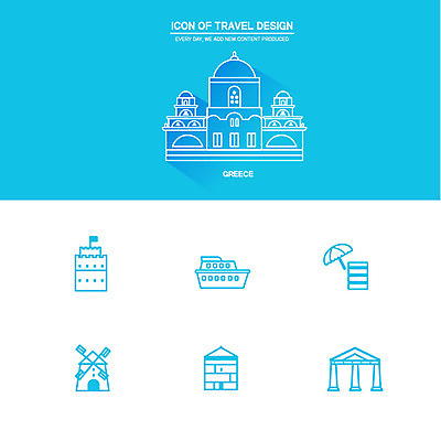 아이콘 사람없음 세트 풍차 파라솔 성 유람선 라인아이콘 그리스 모래성 아테네 산토리니 랜드마크 2D아이콘 AI파일 건축물 유럽 모래 배_교통 파일형식 벡터