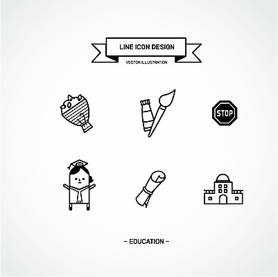 아이콘 여자 교육 대학생 꽃다발 졸업 한명 세트 미술도구 정지 졸업장 라인아이콘 2D아이콘 AI파일 1 학생 꽃 모션 사람 오브젝트 파일형식 벡터