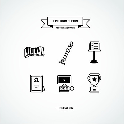 아이콘 교육 악기 사람없음 컴퓨터 세트 건반 피아노 상패 트로피 라인아이콘 악보 리코더 2D아이콘 AI파일 음악 전자제품 건반악기 목관악기 상_우승 파일형식 벡터