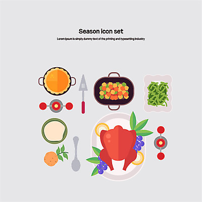 아이콘 초 감자 사람없음 세트 숟가락 플랫아이콘 파이 추수감사절 칠면조 2D아이콘 AI파일 기독교 빵 채소 조류 수저 파일형식 벡터