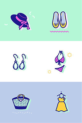 아이콘 모자 원피스 신발 가방 사람없음 쇼핑 세트 귀걸이 속옷 여성복 라인아이콘 2D아이콘 AI파일 잡화 옷 장신구 파일형식 벡터