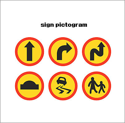 아이콘 화살표 교통 사람없음 세트 픽토그램 보행자 픽토그램아이콘 도로표지판 미끄럼주의 방지턱 우회전 좌회전 직진 2D아이콘 AI파일 도로 경고 운전 표지판 파일형식 벡터